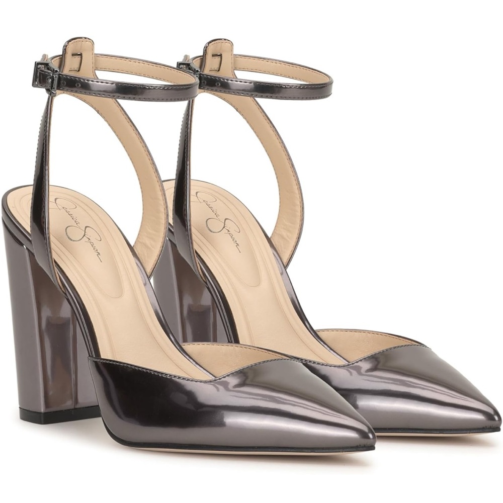 Jessica Simpson Black Pointed Toe Heels